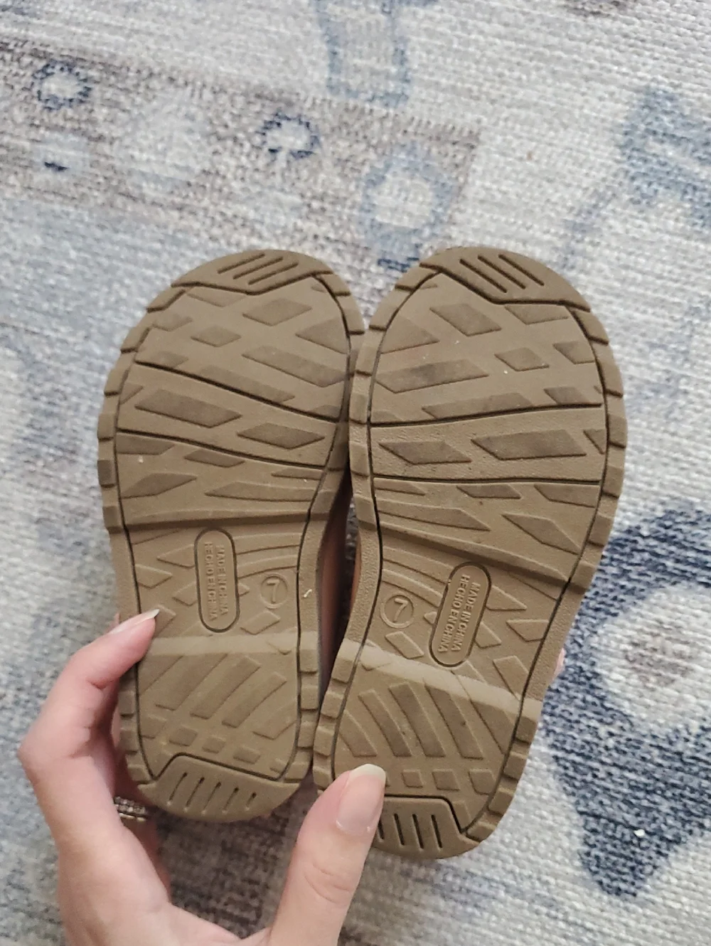 Old Navy Toddler Girls Bamboo Pink Mary Jane Shoes Sz7